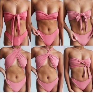 437 bikini set pink